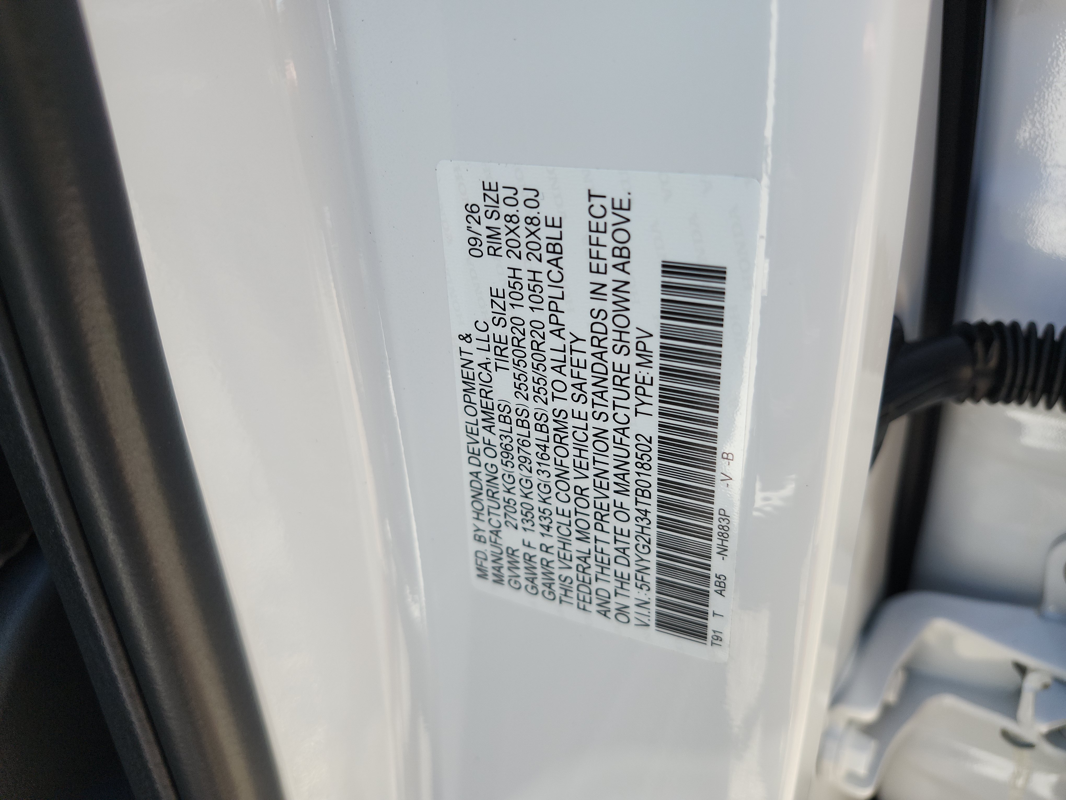 New 2026 Honda Pilot Sport image 27