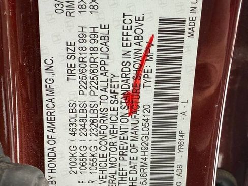 Used 2016 Honda CR-V Touring image 7