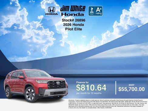 New 2026 Honda Pilot Elite image 7