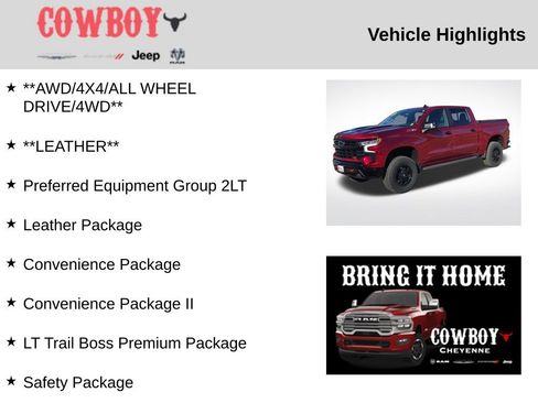 Used 2024 Chevrolet Silverado 1500 LT Trail Boss w/ LT Trail Boss Premium Package image 2