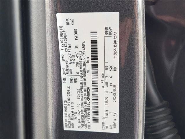 Used 2020 Ford F150 XLT w/ Equipment Group 302A Luxury AWD/4WD image 15