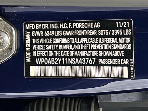 Certified 2022 Porsche Taycan 4S image 23