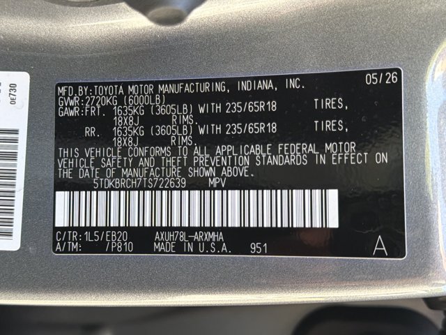 Used 2026 Toyota Highlander XLE AWD/4WD image 37