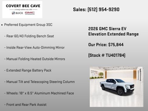 New 2026 GMC Sierra EV Elevation AWD/4WD image 7