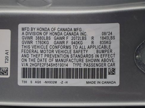 Used 2025 Honda Civic Sport image 46