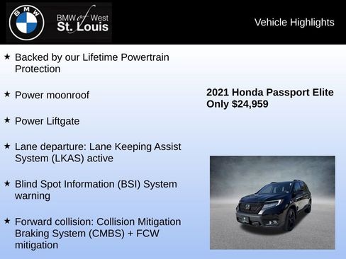 Used 2021 Honda Passport Elite image 7