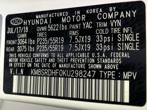 Used 2019 Hyundai Santa Fe XL AWD/4WD image 14