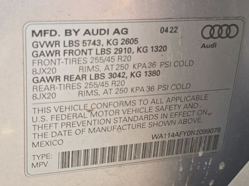 Used 2022 Audi SQ5 Premium image 36