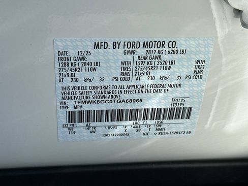 New 2026 Ford Explorer ST w/ Sun And Sound Package AWD/4WD image 28