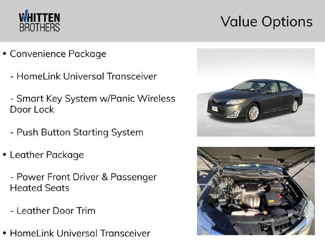 Used 2012 Toyota Camry XLE w/ Leather Pkg FWD image 8