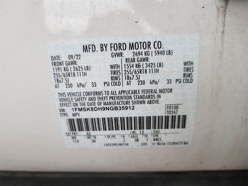 Used 2022 Ford Explorer XLT w/ Equipment Group 202A image 38