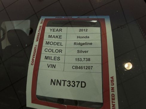 Used 2012 Honda Ridgeline RTL image 38