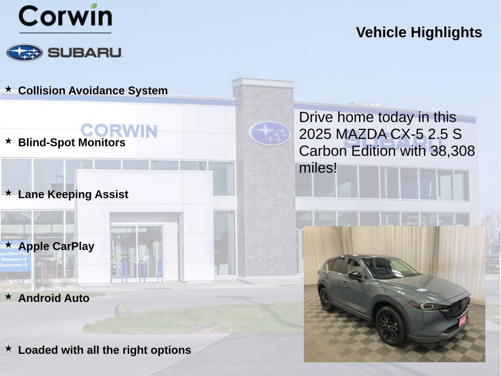 Used 2025 MAZDA CX-5 Carbon Edition AWD/4WD image 6