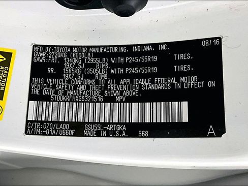 Used 2016 Toyota Highlander Limited image 44