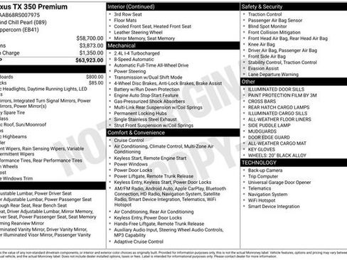 Used 2024 Lexus TX 350 AWD image 10