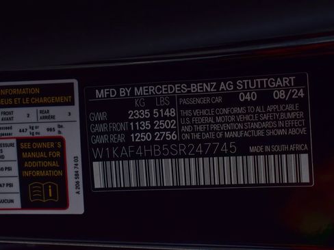 Certified 2025 Mercedes-Benz C 300 4MATIC Sedan image 13