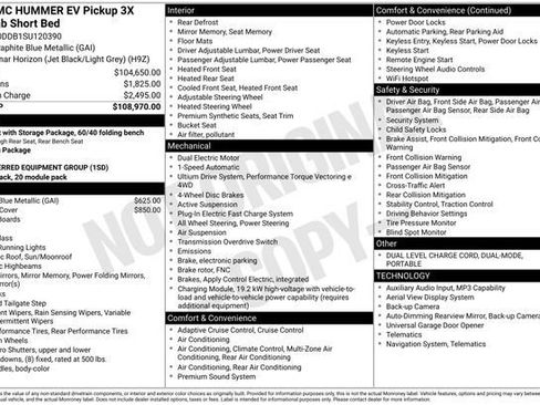 Used 2025 GMC Hummer EV 3X AWD/4WD image 3