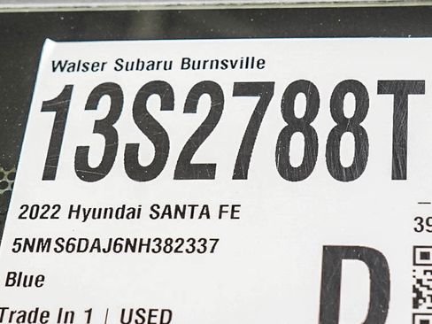 Used 2022 Hyundai Santa Fe SEL w/ Convenience Package AWD/4WD image 31