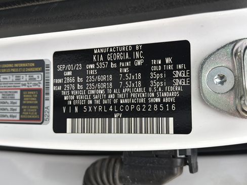 Used 2023 Kia Sorento S w/ Panoramic Sunroof Package image 37