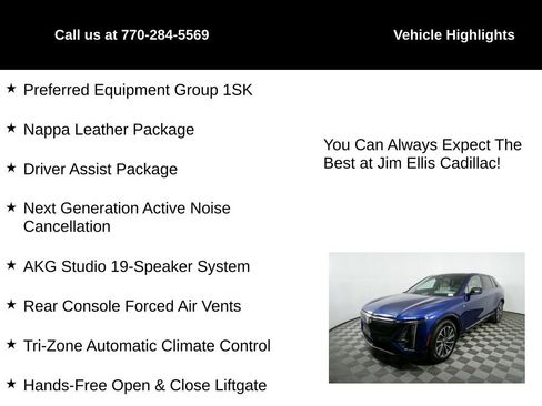 Certified 2024 Cadillac Lyriq Sport w/ Nappa Leather Package image 5