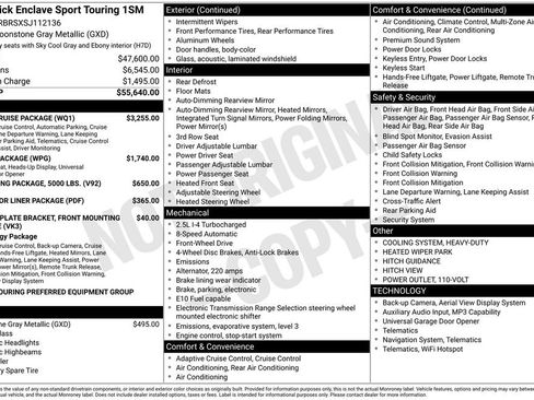 New 2025 Buick Enclave Sport Touring w/ Super Cruise Package FWD image 36