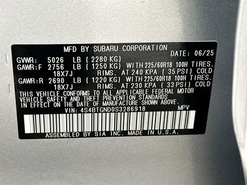 New 2025 Subaru Outback Limited XT w/ Popular Package #2 image 31