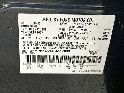 Used 2024 Ford Edge SE w/ Black Appearance Package AWD/4WD image 25