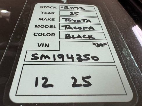 Used 2025 Toyota Tacoma SR5 image 24