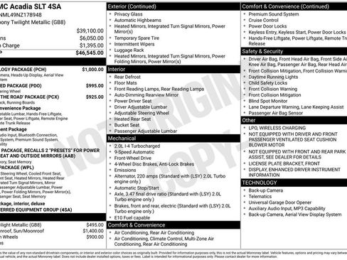 Used 2022 GMC Acadia SLT w/ Technology Package image 17