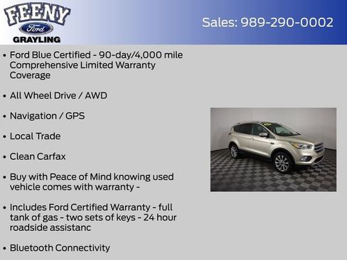 Used 2017 Ford Escape Titanium w/ Equipment Group 301A image 4