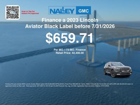 Used 2023 Lincoln Aviator Black Label AWD/4WD image 3