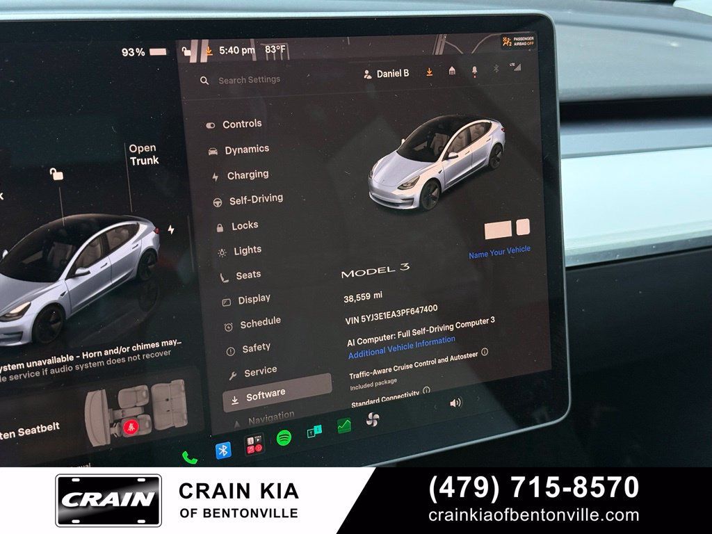 Used 2023 Tesla Model 3 Standard Range RWD image 14