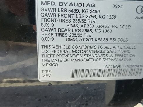 Used 2022 Audi Q5 2.0T Premium Plus w/ Premium Plus Package image 5