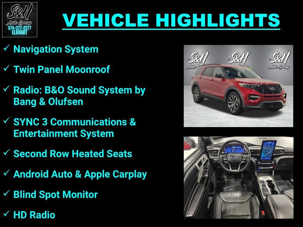 Used 2021 Ford Explorer ST w/ Equipment Group 401A AWD/4WD image 3