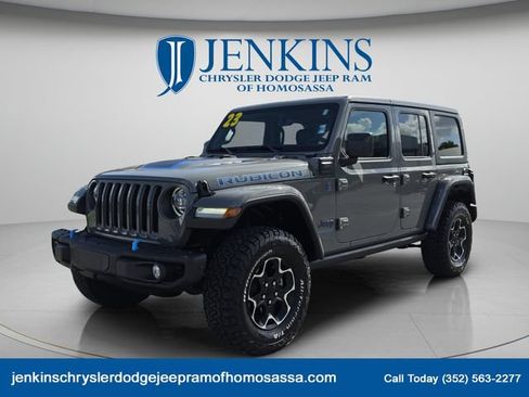 Used 2023 Jeep Wrangler Unlimited Rubicon 4xe w/ Steel Bumper Group AWD/4WD image 11
