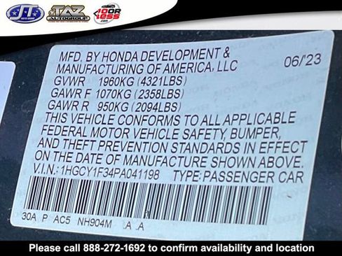 Used 2023 Honda Accord EX image 21