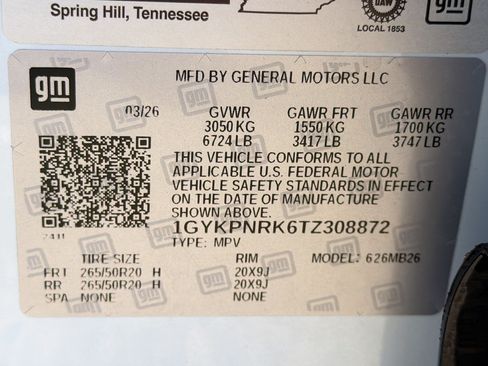 Certified 2026 Cadillac Lyriq Luxury RWD image 33