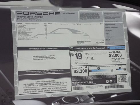 New 2026 Porsche 911 Carrera T image 25