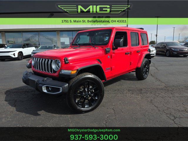 Used 2025 Jeep Wrangler Unlimited Sahara w/ Safety Group AWD/4WD image 1