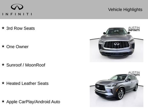 Certified 2023 INFINITI QX60 Luxe w/ Cargo Package FWD image 3