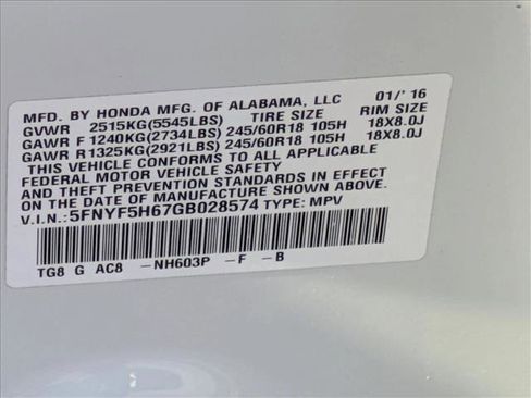 Used 2016 Honda Pilot EX-L image 25