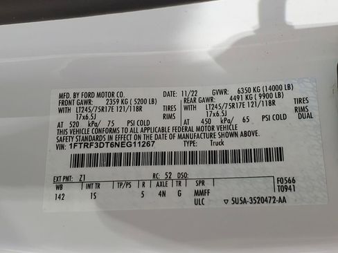 Used 2022 Ford F350 XL w/ STX Appearance Package image 31