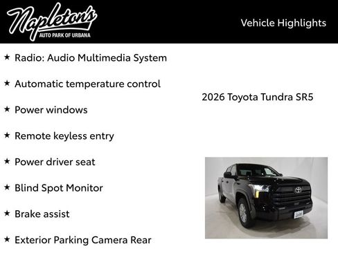 New 2026 Toyota Tundra SR5 image 15