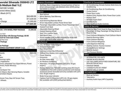 Certified 2024 Chevrolet Silverado 3500 LTZ AWD/4WD image 32