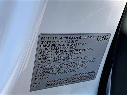 Used 2025 Audi RS Q8 performance AWD/4WD image 31