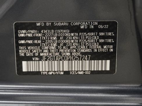 Used 2023 Subaru Crosstrek 2.0i Premium image 54