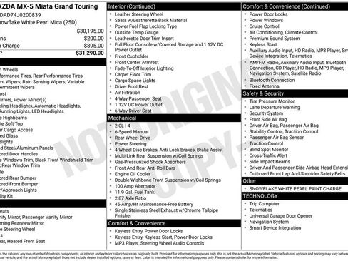 Used 2018 MAZDA MX-5 Miata Grand Touring image 38