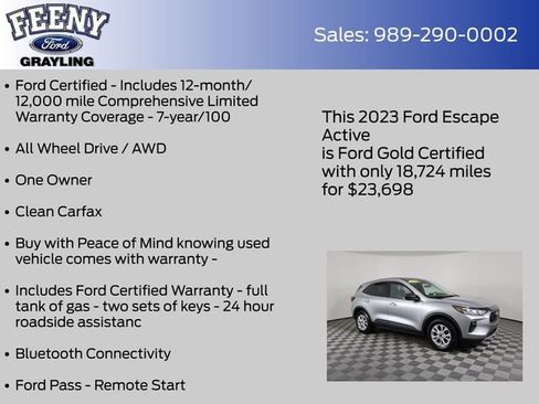 Used 2023 Ford Escape Active image 5