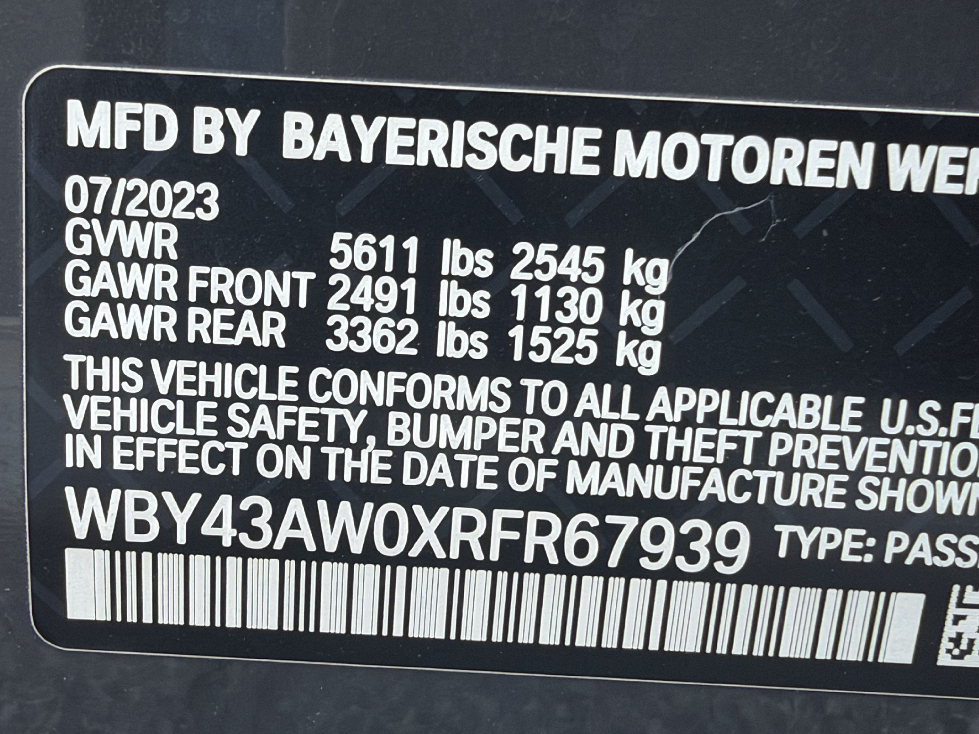 Used 2024 BMW i4 eDrive35 w/ M Sport Package RWD image 33