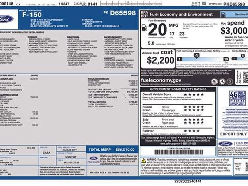 Used 2023 Ford F150 XLT w/ Equipment Group 301A Mid image 36